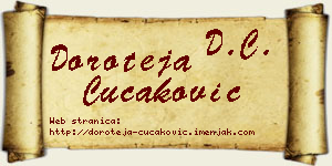 Doroteja Čučaković vizit kartica